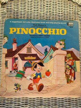 Walt Disney's Story And Songs From Pinocchio 1969 Disneyland